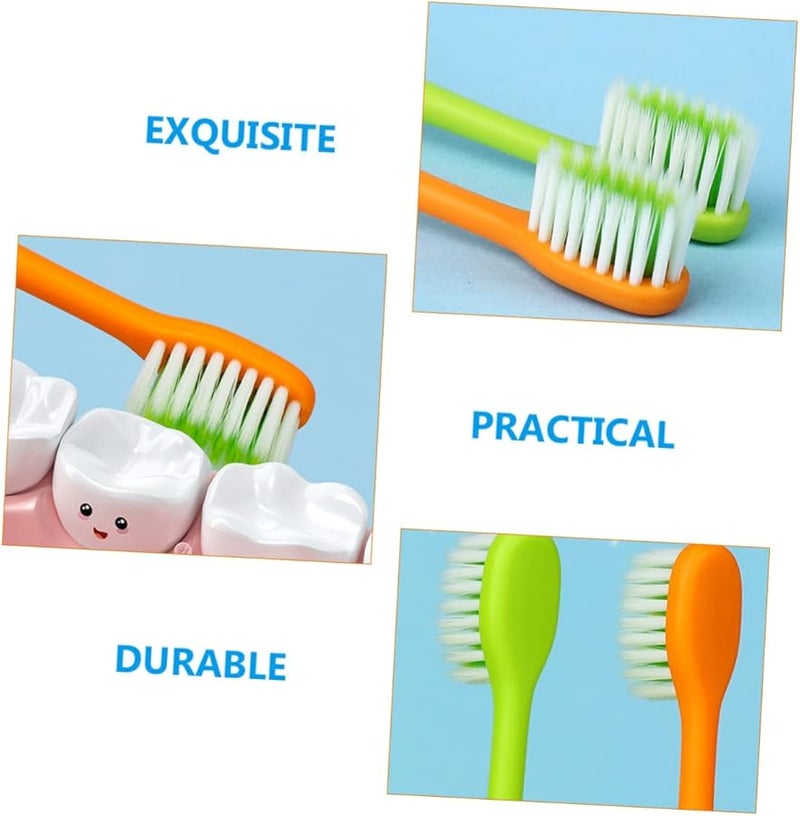 4 قطع فرشاة أسنان كرتونية للأطفال بشعيرات ناعمة للاستخدام اليومي للفتيان والفتيات - Image 3