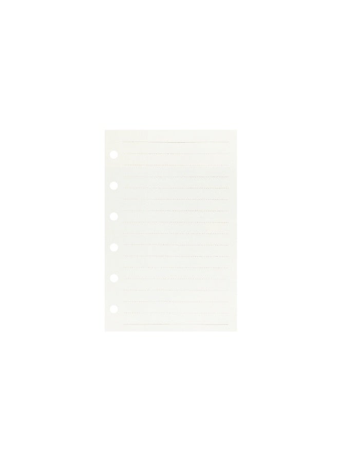 Zelten 3 Pack A7  135 Sheets/270 Pages Lined Loose Leaf Punched Paper Refills Paper for 6 Hole Binder Personal Organizer Diary Notebook Refillable Planner - Image 2