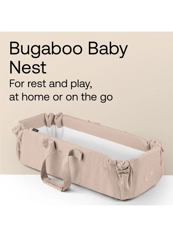 بوجابو Bugaboo Baby Nest ME Heritage in Black - Soft and Secure Newborn Sleeping Solution