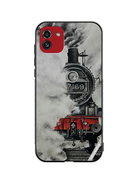 Protective Case Cover For Samsung Galaxy A03 Harry Potter Train Design Multicolour