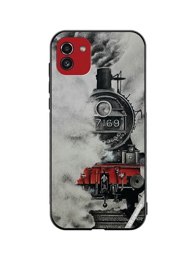 VR CREATIVE - Protective Case Cover For Samsung Galaxy A03 Harry Potter Train Design Multicolour - Image 1