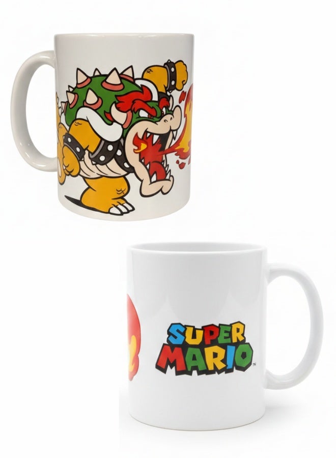 STOR Super Mario Bowser DNLS Ceramic Mug In Gift Box 325ml - Image 1