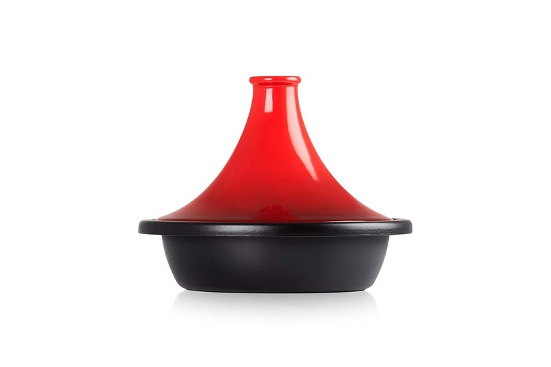 Le Creuset Le Creuset Cast Iron and Stoneware Tagine 27 cm Cerise  - Image 3