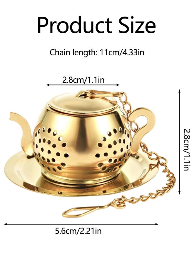 Premium Tea Infusers, 304 Stainless Steel Loose Leaf Tea Strainer & Steeper, Cute Teapot Design For A Thoughtful Brewing Journey - Image 2