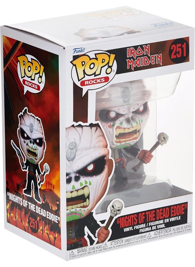 Funko Funko Pop! Rocks: Iron Maiden - Skeleton Eddie - Nights Of the Dead - Collectable Vinyl Figure - Gift Idea - Official Merchandise - Toys for Kids & Adults - Music Fans - Model Figure for Collectors  - Image 4