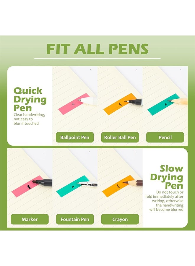 Lemon 2000Pcs Sticky Book Tabs, Morandi Sticky Tabs, Book Tabs for Annotating Books, Sticky Notes, Morandi Page Markers, Multi-Colored Writeable and Repositionable Book Flags Strip - Image 5