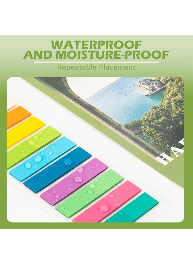 Lemon 2000Pcs Sticky Book Tabs, Morandi Sticky Tabs, Book Tabs for Annotating Books, Sticky Notes, Morandi Page Markers, Multi-Colored Writeable and Repositionable Book Flags Strip - Image 4