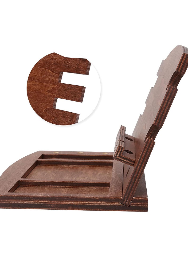 GGOOT Wood Docking Station, Nightstand Organizer with Phone Holder Key Holder Wallet Stand Desk Storage Bracket for Man Woman Birthday Gift - Image 5