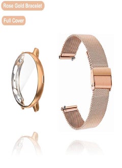 Strap For Samsung Galaxy Watch 4 5 6 Active 2 40mm 44mm Band With Protector TPU Case Screen Watch 3 41mm Bracelet Accessories