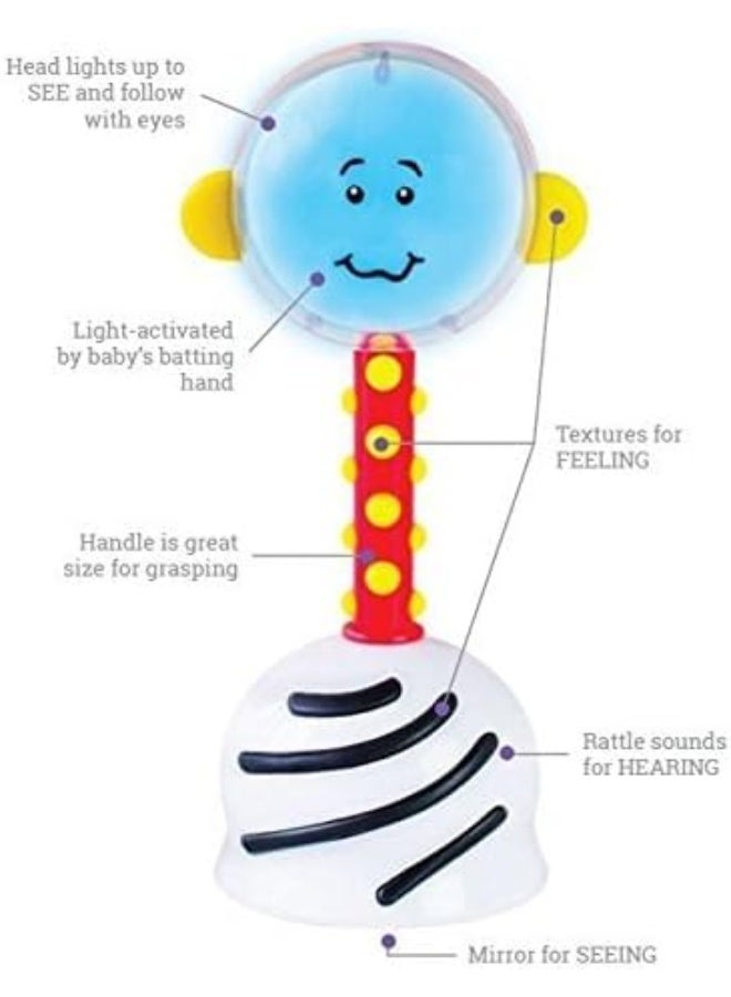 SmartNoggin NogginStik Developmental Light-Up Rattle for Infants up to 12 months - Image 3