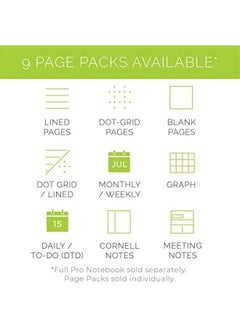 Rocketbook Rocketbook Pro Lined Page Pack – 20 Reusable Sheets (40 Pages) | Scannable, Erasable, and Cloud-Connected | Letter Size 7.8" x 10.5"  - Image 4