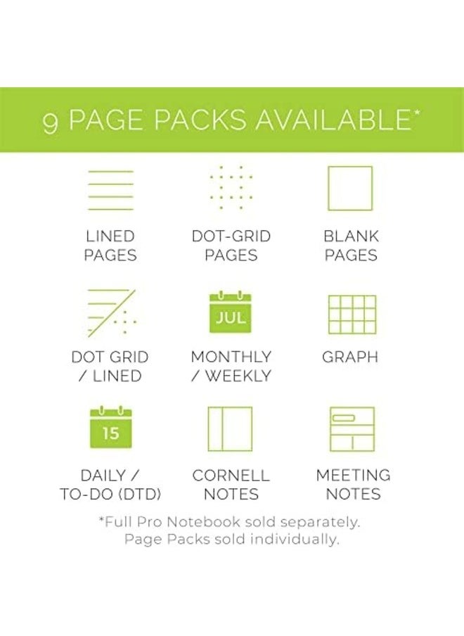 Rocketbook Rocketbook Pro Lined Page Pack – 20 Reusable Sheets (40 Pages) | Scannable, Erasable, and Cloud-Connected | Letter Size 7.8" x 10.5"  - Image 4
