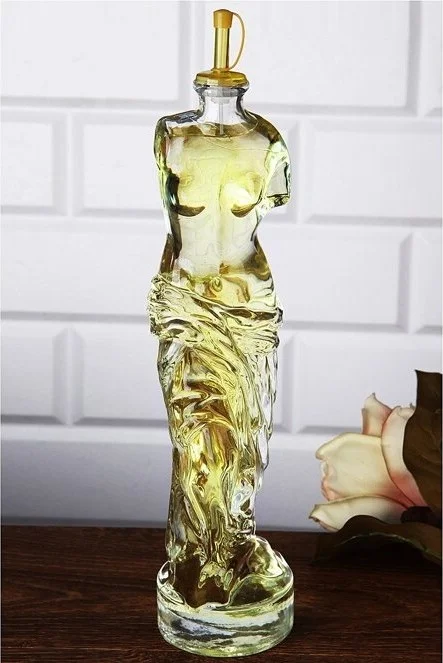 Proithalat Proimport Venus Oil Pot - Vinegar Sauce Bowl with Female Figure 700 Ml