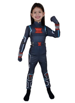 Party Centre Marvel Black Widow Classic Costume, Girl Superhero Child Costume, Cosplay Dress Up  - Image 2