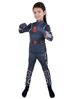 Party Centre Marvel Black Widow Classic Costume, Girl Superhero Child Costume, Cosplay Dress Up  - Image 3