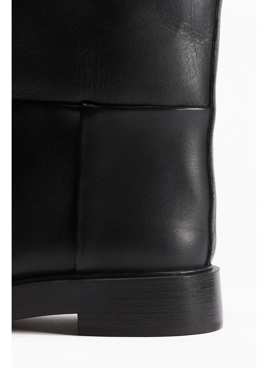 اتش اند ام Knee-High Leather Boots