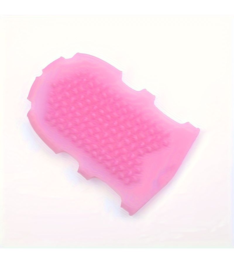 White Silicone Massage Gloves Full Body Exfoliating Bath Brush with Replaceable Pads for Spa and Home Use Odorless Durable Skin Care Tool - Image 5