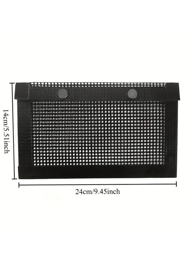 Black Portable Barbecue Bag For Outdoor Camping Picnics High Temperature Resistant With Non Stick Teflon Surface - Image 4