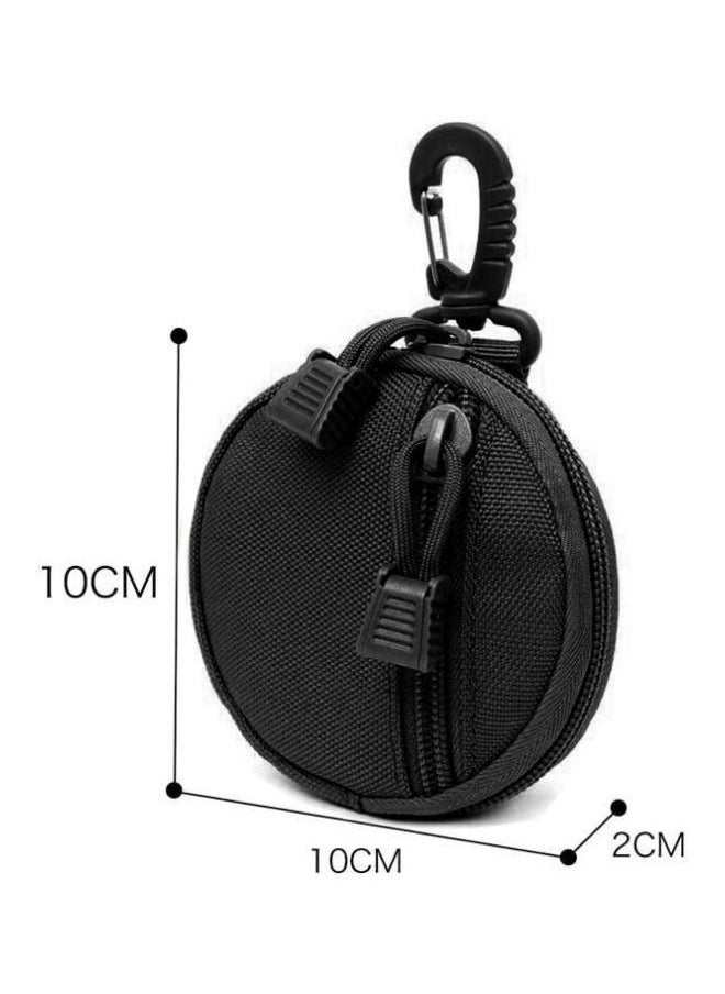 NIBEMINENT - Outdoor Camping Coin Wallet With Carabiner 10x10x2cm - Image 1