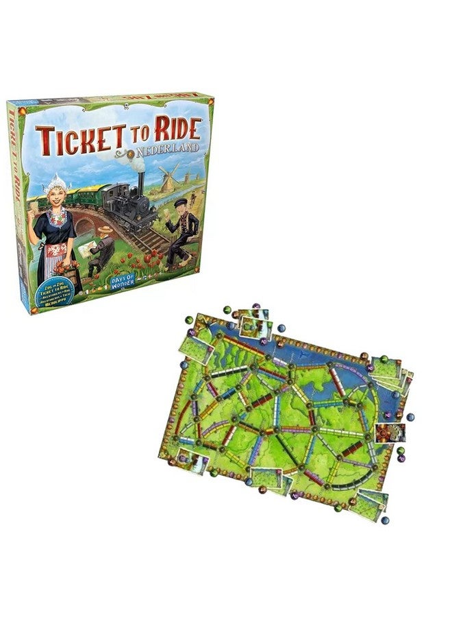 Days of Wonder Ticket to Ride Nederland Board Game EXPANSION - Train Route-Building Strategy Game, Fun Family Game for Kids & Adults, Ages 8+, 2-5 Players, 30-60 Minute Playtime, Made by Days of Wonder - Image 3