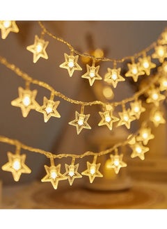 Nisf Al Qamar Ramadan lighting, 40 star bulbs, 5 meters, connected via USB or batteries 