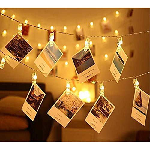 Lexton LED Photo String Lights- 10 Photo Clip Lights USB, Home Decor Lights (Warm White, Pack of 2) - Image 4