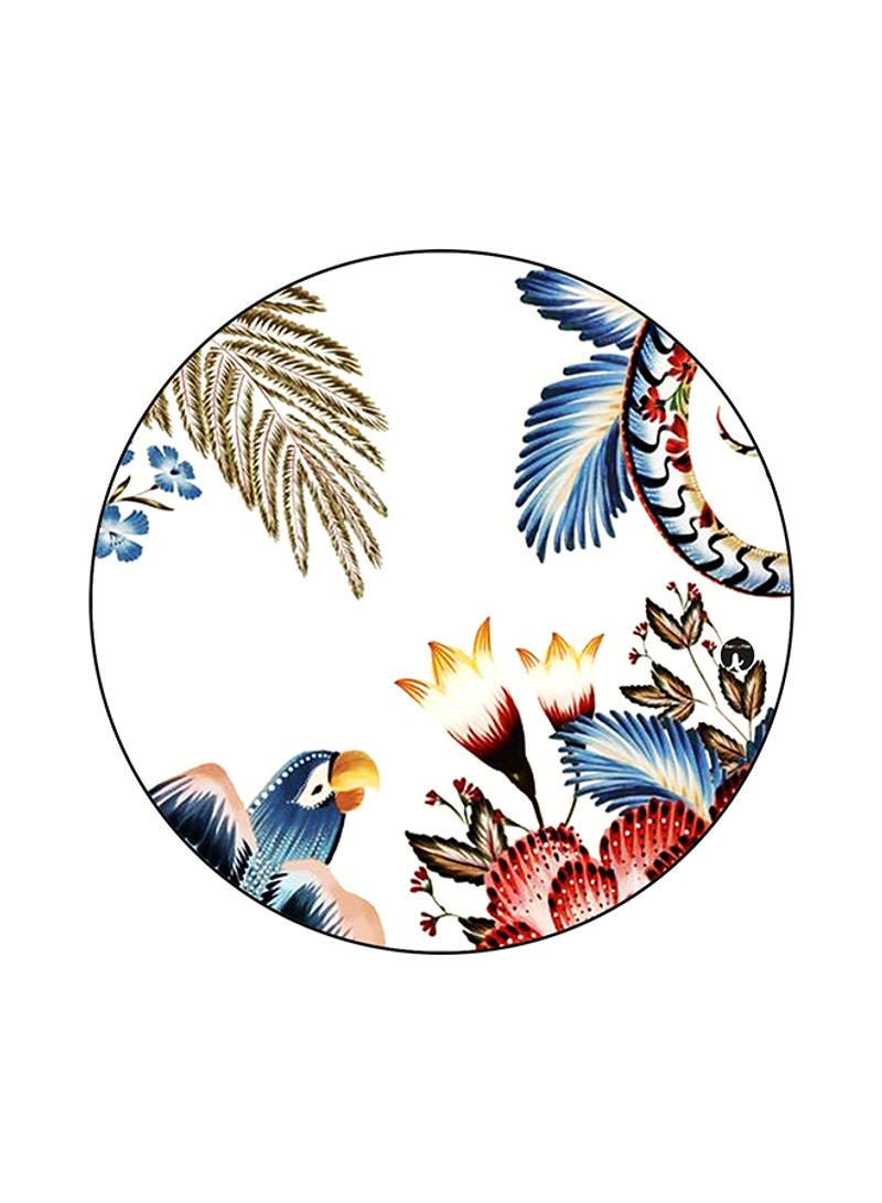 RKN Owls Printed Round Mouse Pad Multicolour