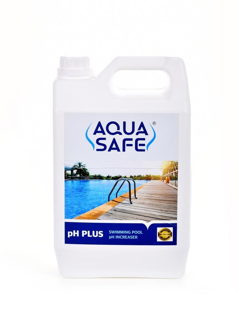 Aqua Aqua Safe pH Plus Swimming Pool Chemical, 5 Liters  - Image 1
