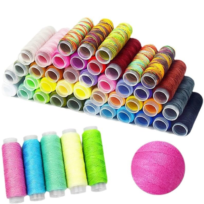 FNV Sewing kit, 229 pcs Sewing Accessories, Friendly for Beginner and Professional for Worker, Suitable for Travel, Home, School and DIY Gift, Needles, Scissors, 41XL Thread Spools - Image 5