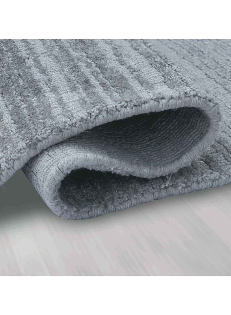 ISABELLA - BAMBOO SILK- 200X300 CM- SILVER - Image 2