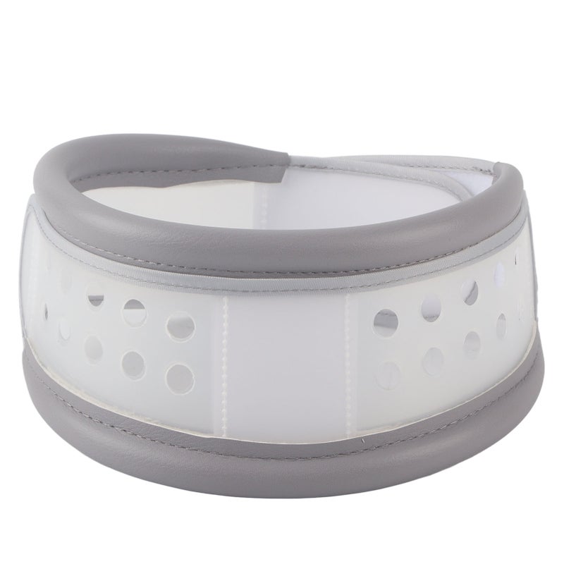 Cervical Collar Adjustable Separate Design Neck Protector Comfortable Breathable Ergonomic Pain Relief DeviceGrey L - Image 1