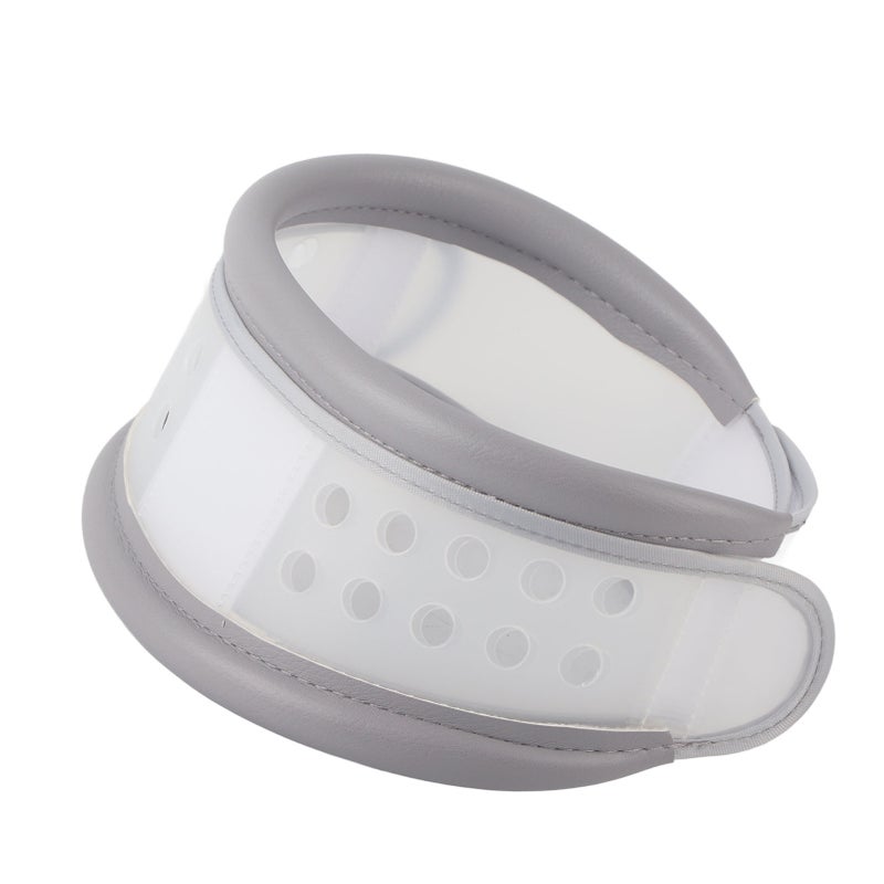 Cervical Collar Adjustable Separate Design Neck Protector Comfortable Breathable Ergonomic Pain Relief DeviceGrey L - Image 4