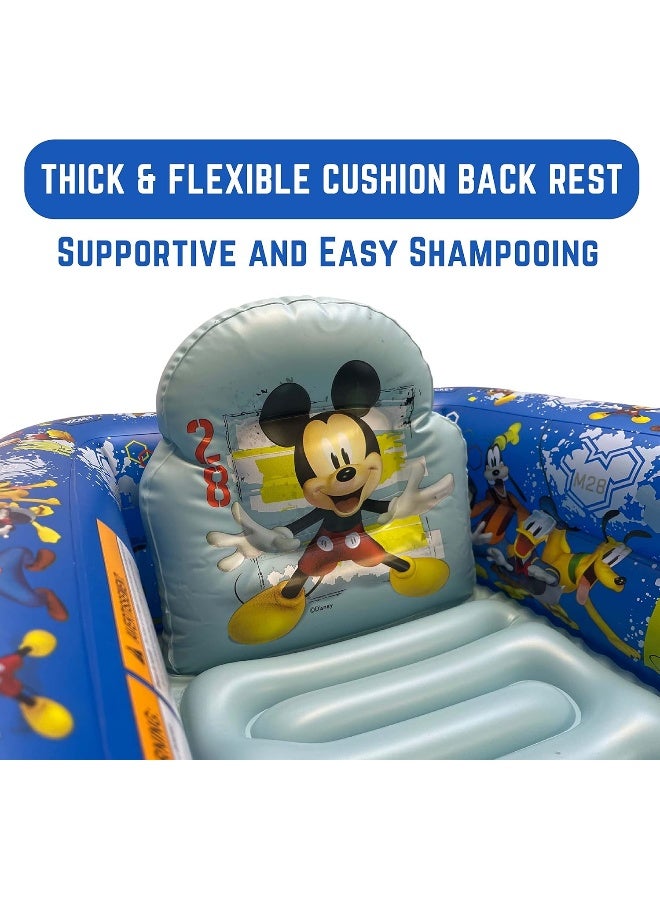 Ginsey Disney Mickey Mouse 'Go for It' Inflatable Tub - Baby Bathtub - Image 3