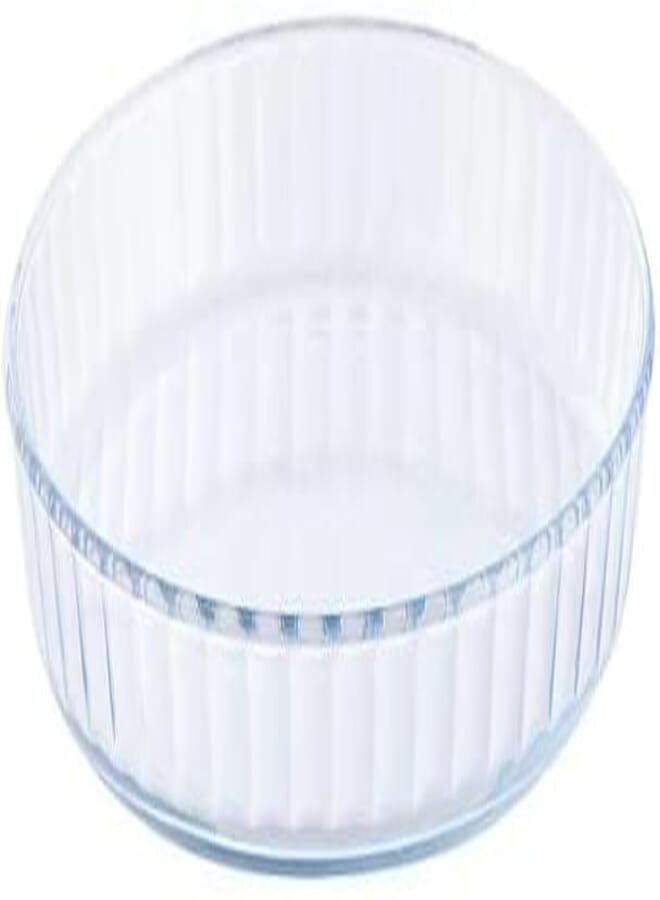 Termisil Heat-Resistant Glass Tart Pan, 27 cm Diameter, Clear