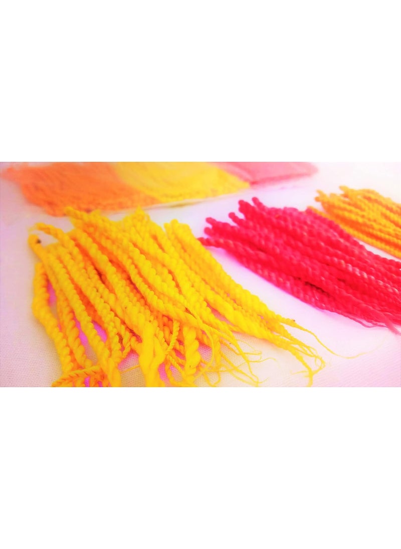 DEV POOJA STORE DEV POOJA STORE Pure Akhanad Jot Batti Jot Wicks Deepam Vattulu Buy Long Cotton Wicks for Diya Arti Navratri Special Lambi Diya Jyot Batti 180 Piece Multi Colored 8cm Long  - Image 1