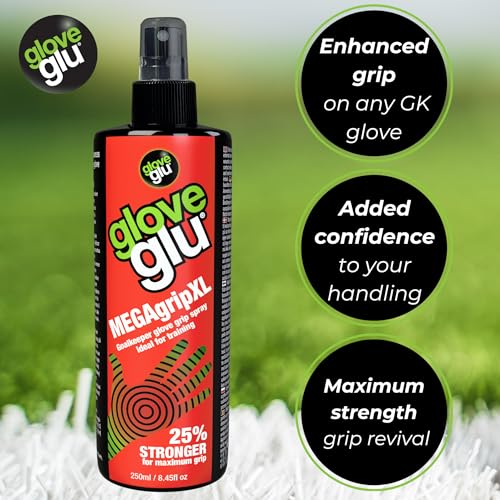 gloveglu MEGAgrip Goalkeeper Glove Grip Spray (250ml (8.45fl oz)) - Image 4