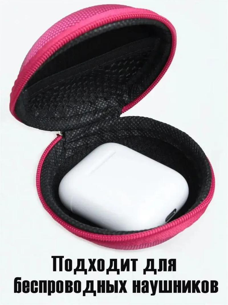 Earphone Bag Portable Organizer Durable EVA Case - Compact Lightweight Design Headphone Storage for Travel Accessories - Image 3