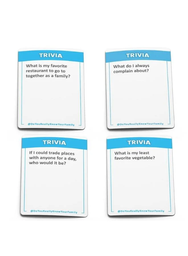 QUESERA DO YOU REALLY KNOW YOUR FAMILY? A Fun Family Game Filled with Conversation Starters and Challenges - Great for Kids, Teens and Adults