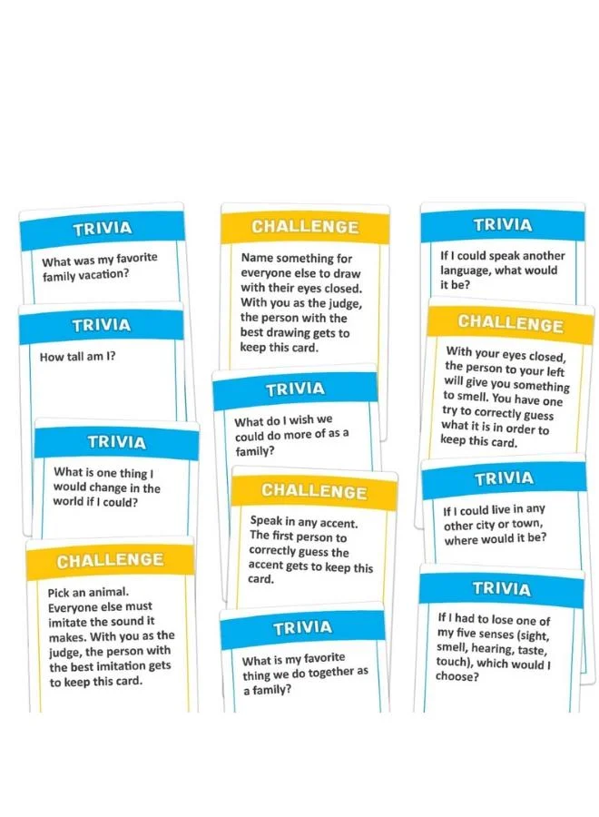 QUESERA DO YOU REALLY KNOW YOUR FAMILY? A Fun Family Game Filled with Conversation Starters and Challenges - Great for Kids, Teens and Adults
