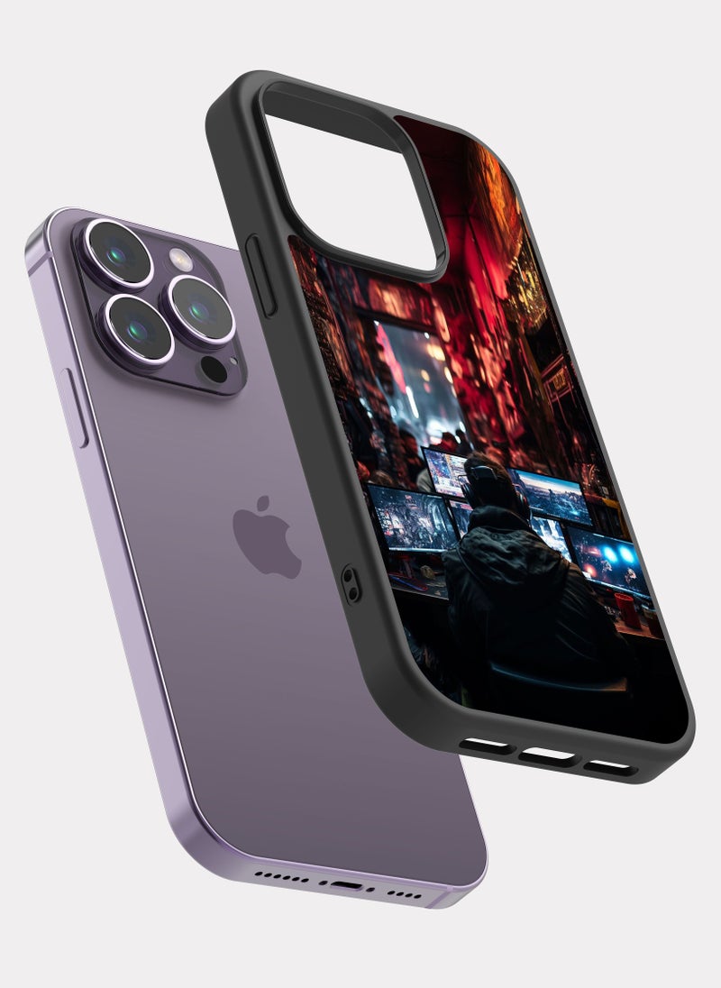 PXLAAT iPhone 14 Pro case cover Gamer Hacker - Image 2