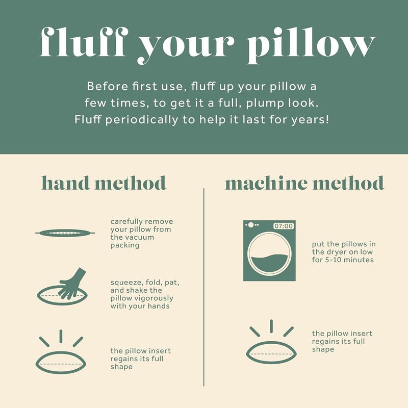 ComfyDown Decorative Throw Pillow Insert, Down and Feather Fill, 100% Cotton Cover, 233 Thread Count - Made in USA (12 X 14) - Image 4