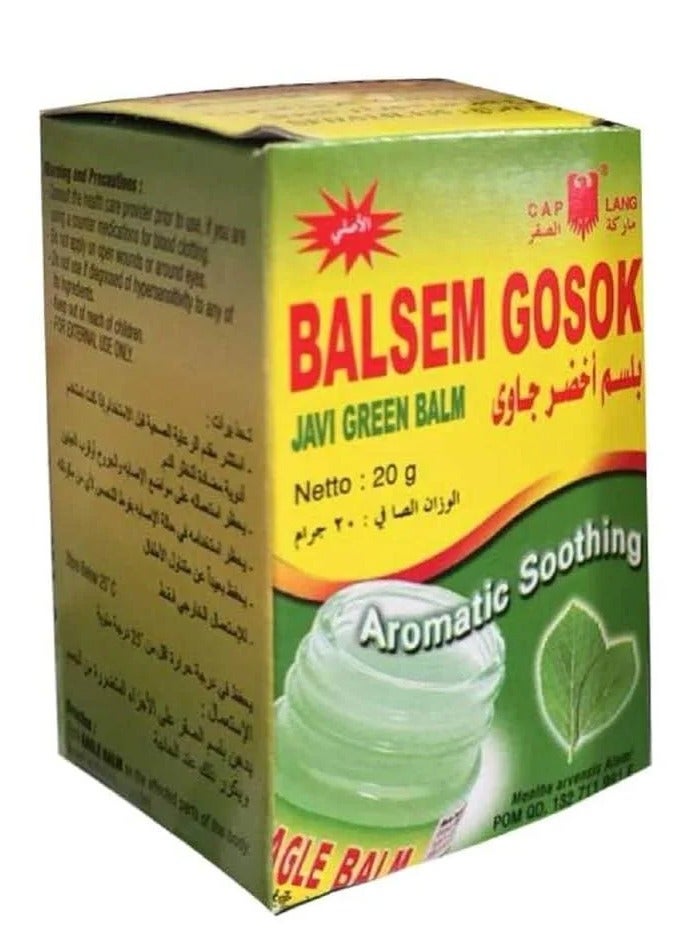 Eagle Balsem Gosok Javi Green Balm 20g - Image 5