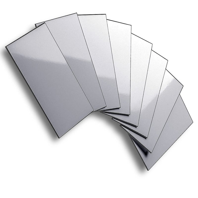 AULIGET 100-Piece Polished Grey Thick PVC Peel and Stick Backsplash  3"" x 6"" Waterproof Subway Tile Peel and Stick Wall Tiles for Kitchen & Bathroom - Image 1