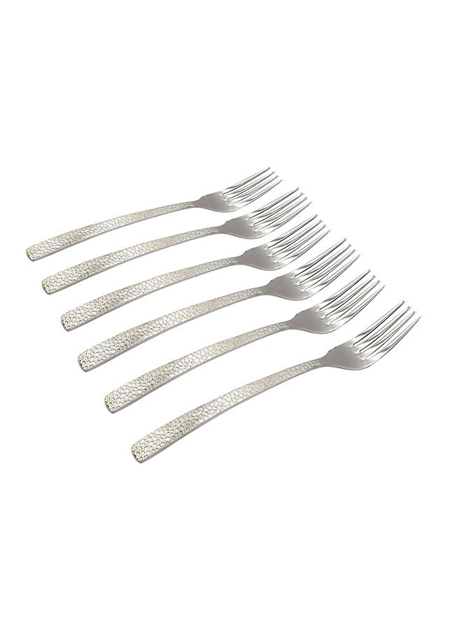 Alyashmac 24-Piece Stainelss Steel Cutlery Set Silver 32x26x5centimeter - Image 4