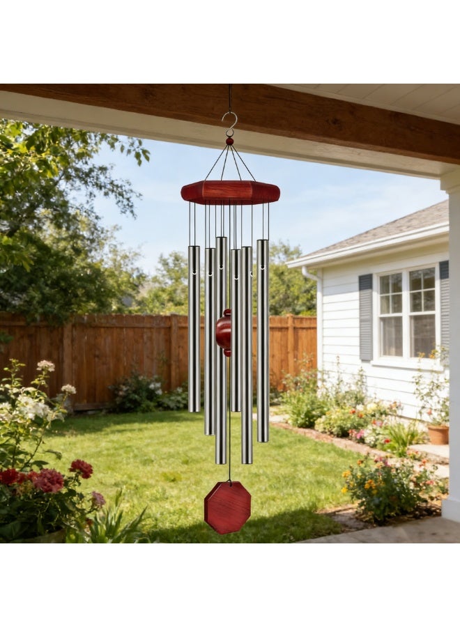 Retro Metal Wind Chime, Wall Decoration Wind Chime, Aluminum Tube Wind Chime Pendant - Image 1