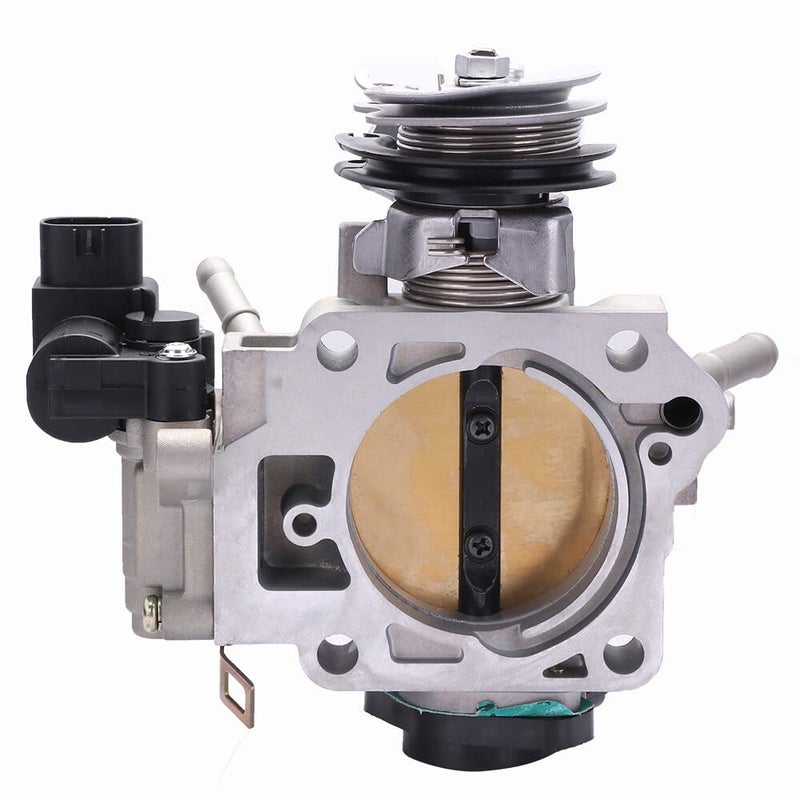 SCITOO Throttle Body Assembly accessories fit for Honda for Accord 24l 2003 2004 2005 for Honda for Element 24l 2003 2004 2005 2006 acceleration body with 16400RAAA61 Throttle Body