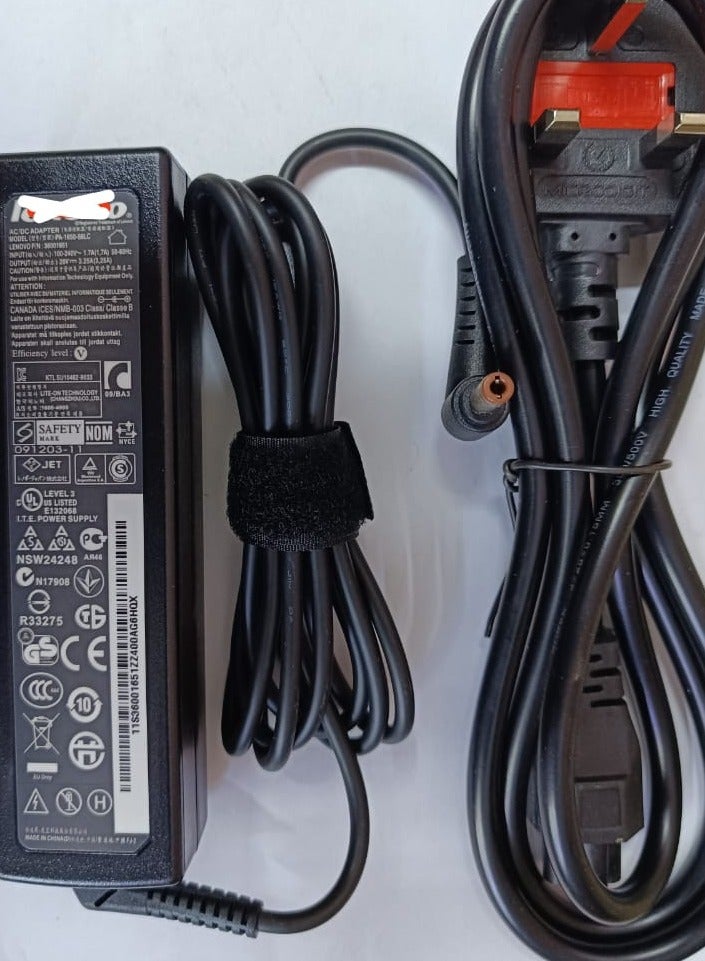 for LENOVO محول طاقة لابتوب لينوفو 65 واط 20 فولت 3.25 أمبير - Image 2