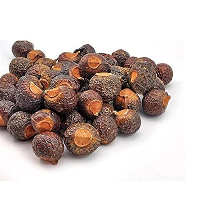 AnNafi® Reetha | Organic Soap Nuts | Aritha/Areetha/Kunkudukaialu | Sapindus used for making Reetha Powder, Ritha Shampoo, Oil | Natural Hair Care & Growth | Organic Laundry Detergent (100grams) - Image 1
