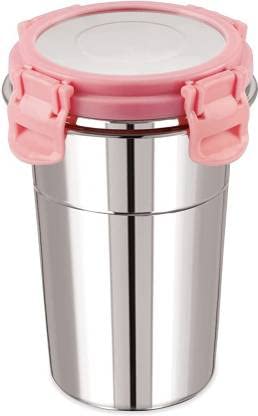 DARSHANAM WORLD Stainless Steel Tumbler with Lid | Glass Tumbler Steel lid | Steel Glass with Lid | Airtight Freezer Safe Capacity 400 ML (400 ML) - Image 2