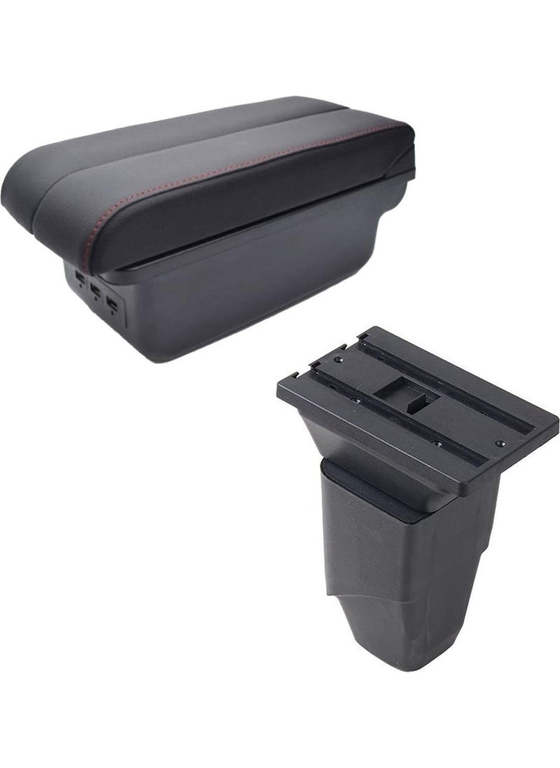 Techmaster Peugeot 206 2010-2020 No Drilling Screwless Armrest Armrest  - Image 1
